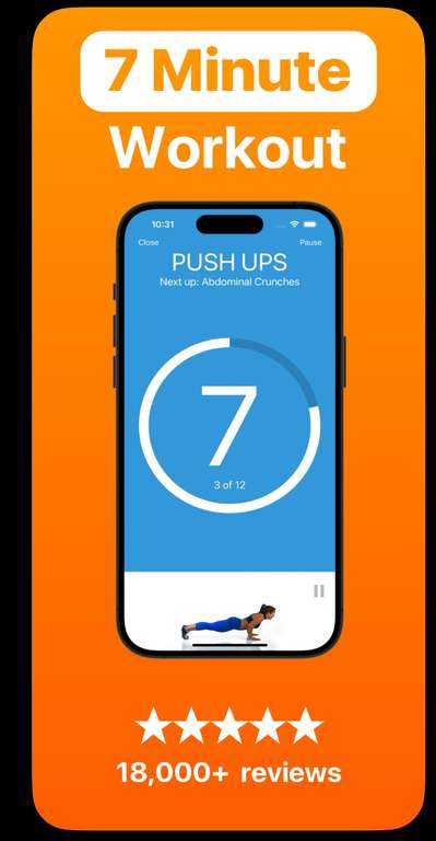 7 Minutes Workout (Free Lifetime Pro Upgrade)