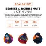 SEALSKINZ Foulden Water Repellent Bobble Hat - Size S/M