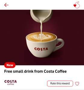 Free Costa Hot or Cold Drink via Very Me Rewards (Selected Accounts)