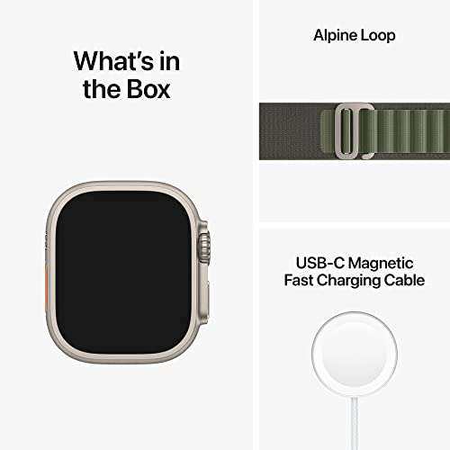 Apple Watch Ultra (GPS + Cellular, 49mm) Smart watch - Used: Like New £567.18 at checkout @ Amazon Warehouse