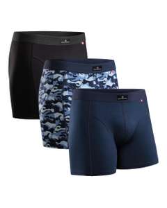 DANISH ENDURANCE Men's Cotton Boxer Shorts, Stretchy Soft, Classic Fit Underwear, Trunks, 3 Pack - DanishEnduranceUK / FBA