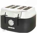 Wilko Black 4 Slices Toaster with 2 Year Guarantee now £14 + Free Collection (Limited Stores) @ Wilko