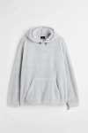 H&M pile hoodie - light grey fur mens XS-XXL - Free click and collect