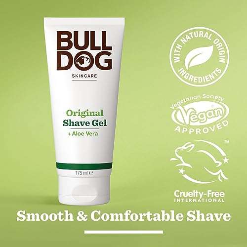 Bulldog Mens Skincare and Grooming Bulldog Original Shave Gel, 175 ml
