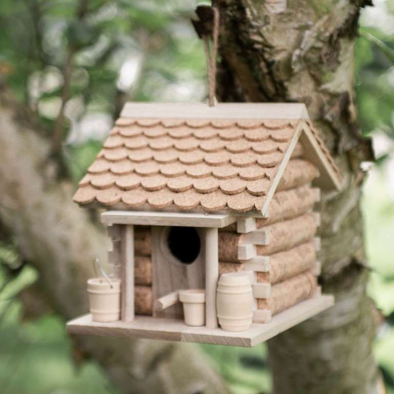 Bird House Wine Cork Stopper Hotel / Feeding Station £8.49 @ eBay/ marco_paul_outlet