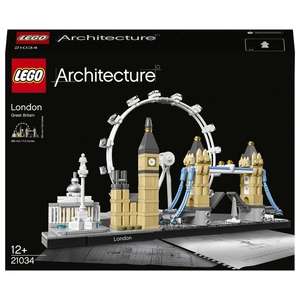 LEGO Architecture 21034 London Skyline Set with Big Ben & London Eye - £25.99 delivered @ Smyths