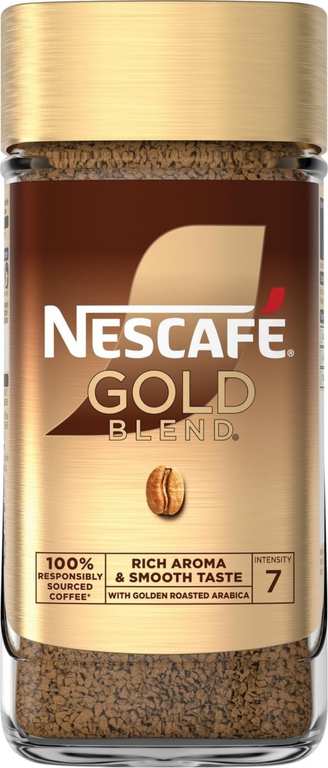 NESCAFÉ Gold Blend Signature Instant Coffee, Premium Rich Aroma and Smooth Taste, 190g - £4.74 / £4.24 S&S