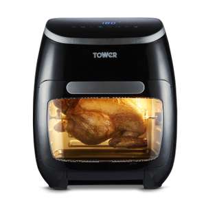 Tower T17039 Xpress Pro 5-in-1 Digital Air Fryer Oven with Rapid Air Circulation, 60-Minute Timer, 11L, 2000W