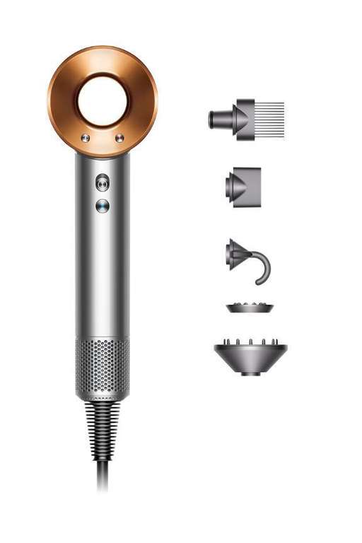 Refurbished Dyson Supersonic Hair Dryer (Nickel/Copper/No case) - w/Code, Sold By Dyson