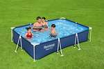 9.1ft Steel Pro Bestway Rectangular Frame Swimming Pool With Filter Pump - £86.03 @ Amazon