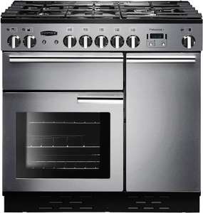 Rangemaster PROP90DFFSS/C Freestanding Range Cooker, Two Fan Ovens, AA Rated, 5 Burner Gas Hob, Stainless Steel £1,137.64 Amazon