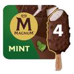 4 mint magnum ice creams 400ml - 50p @ sainsburys stoke