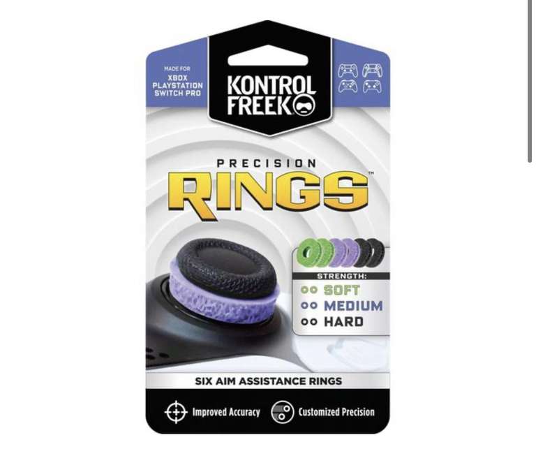 Gaming Kontrol Freek Galaxy PlayStation Thumbsticks & Controller Precision Rings (6 Pack) £4.99 each Free Click & Collect @ Currys
