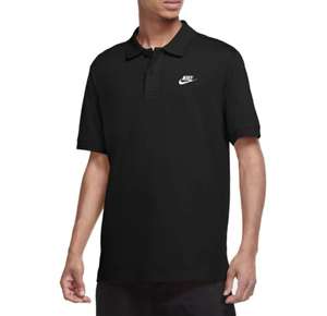 Nike Mens Sportswear Polo (Black/White) W/Code