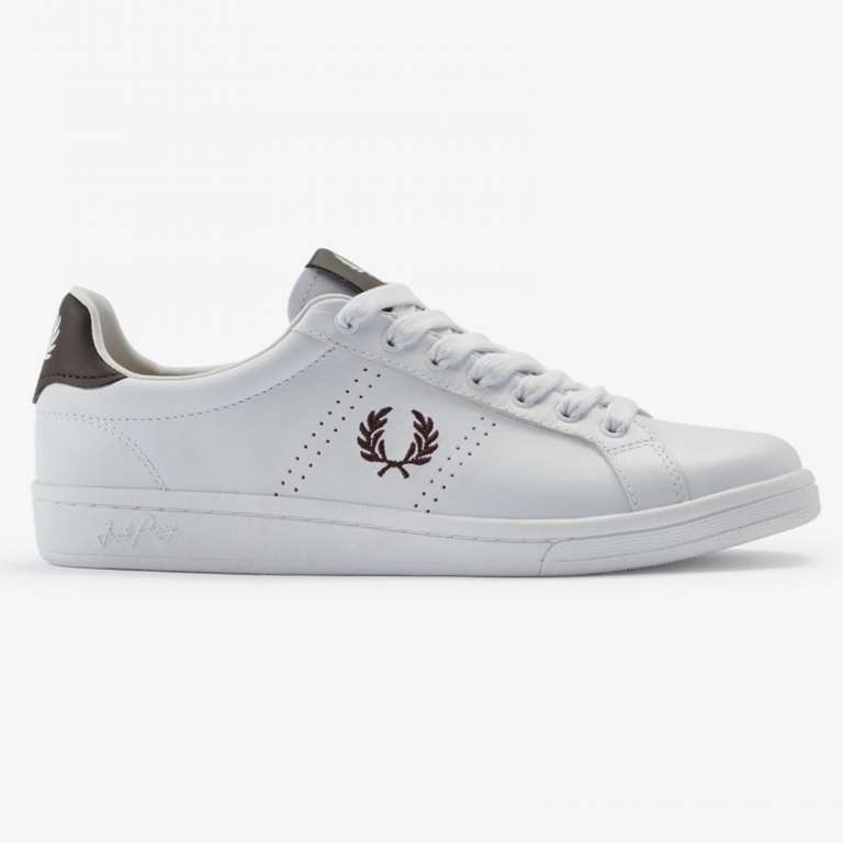 Fred Perry B721 Leather Trainers (2 Colours / Sizes 3-12) - £40 + Free Delivery/Free Returns @ Fred Perry