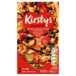 Kirsty's Chicken & Piquant Pepper Flatbread Pizza 220g