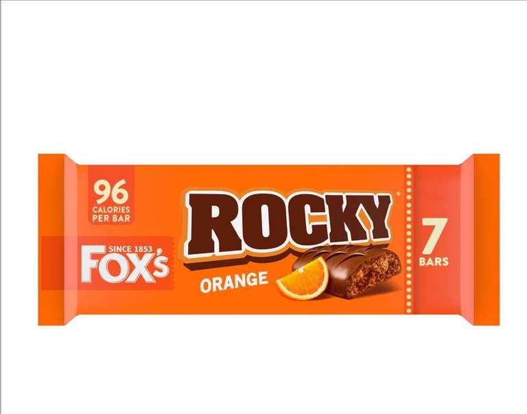 Fox's Golden Crunch/Salted Caramel/Ginger Creams Biscuit 200g | Rocky Orange 7pk 138g - Clubcard Price