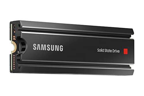 Samsung 980 PRO SSD with Heatsink 1TB PCIe Gen 4 NVMe M.2 Internal Solid State Hard Drive PS5 Compatible - £79.99 @ Amazon
