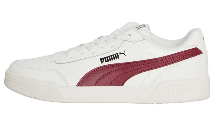 Puma Mens Caracal Trainers Frosted Ivory/Team Regal Red/Puma Black