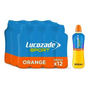 Lucozade Sport Orange 12x500ml £7.50 / £6.75 Subscribe & Save @ Amazon