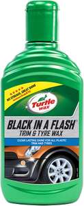 Turtlewax Black in a Flash Trim & Tyre Wax 300ml - £4.39 with free collection @ Euro Car Parts