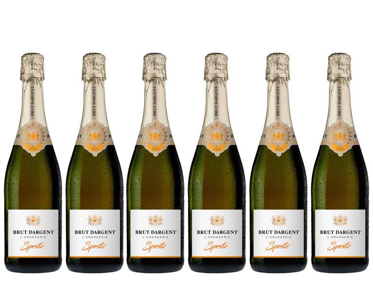 6 x Brut Dargent L'Orangerie Spritz 75cl- 11% - Ready to drink spritz made from sparkling wine and a bitter liqueur