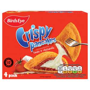Birds Eye Tomato & Mozzarella Crispy Pancakes x4 250g - Nectar Price