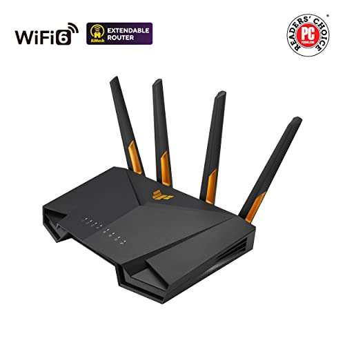 ASUS TUF Gaming AX3000 V2 Dual Band WiFi 6 Router, WiFi 6 802.11ax, 2.5Gbps Port