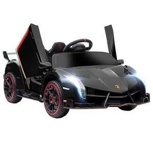 Prime Deal: HOMCOM Lamborghini Veneno Licensed 12V Kids Electric Ride On Car, Sold By MHStar - Prime Excl