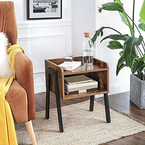 SONGMICS Nightstand, End, Stackable Side, Coffee Table
