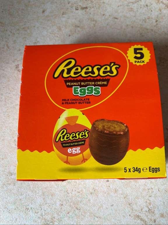 Reese’s peanut butter Creme eggs 5pack - 63p @ Tesco Ballymoney