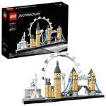 LEGO Architecture 21034 Skyline Model Building Set, London Eye, Big Ben, Tower Bridge Collection £22.99 @ Amazon
