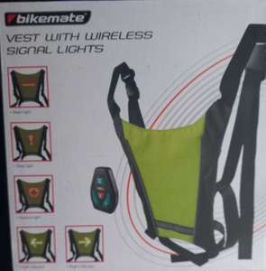 Bikemate cycling hi viz vest with indicators and lights (Haydock)