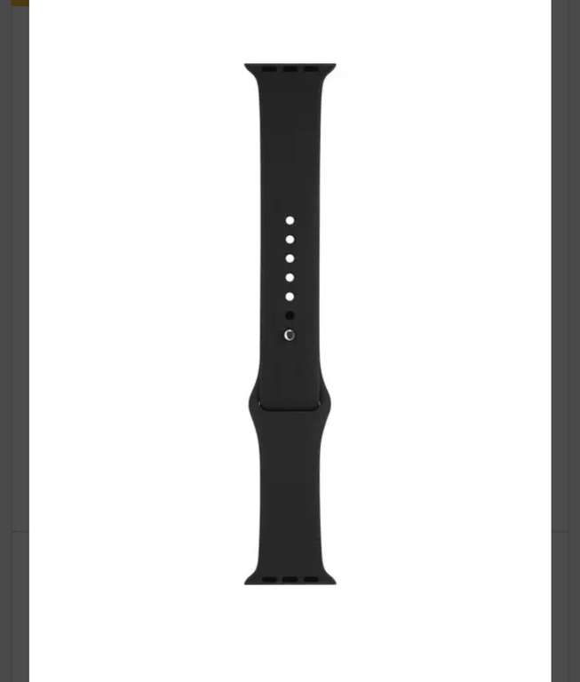 Apple Official Watch Band 42mm / 44mm - Black (Open Box) using code