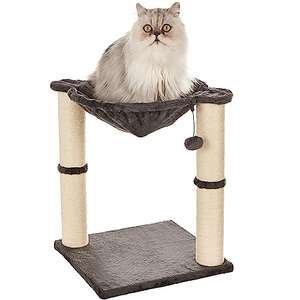 Amazon Basics Cat Condo Tree Tower - 16 x 20 x 16 Inches, Grey
