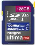 Integral SDXC V30 128GB Card now £9 + Free Collection (Selected Stores) @ Wilko