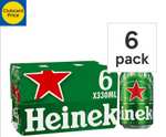 Budvar Budweiser / Heineken Lager 6X330ml (imported) Clubcard Price