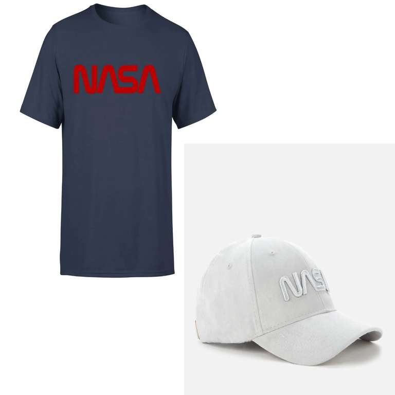 NASA T-Shirt & Cap Bundle £13.99 + Free Delivery From IWOOT