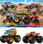Hot Wheels Monster Trucks Demolition Doubles, Set of 2 Toy Trucks in 1:64 Scale £7.99 @ Amazon