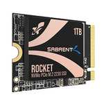 SABRENT 2230 M.2 NVMe Gen 4 1TB SSD 4750MB/s Read PCIe 4.0 X4 - Sold by Store4Memory FBA