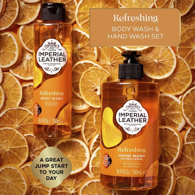 Imperial Leather Refreshing Hand Wash, Mandarin & Neroli, Antibacterial, Pack of 6x500ml (£8.55/£7.65 on Subscribe & Save)