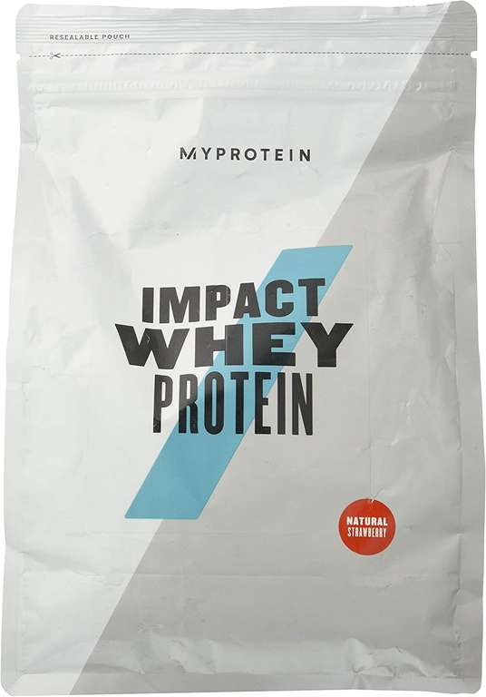 Myprotein Impact Whey Protein Powder, Natural Strawberry flavour, 1kg - £15.79 @ Amazon