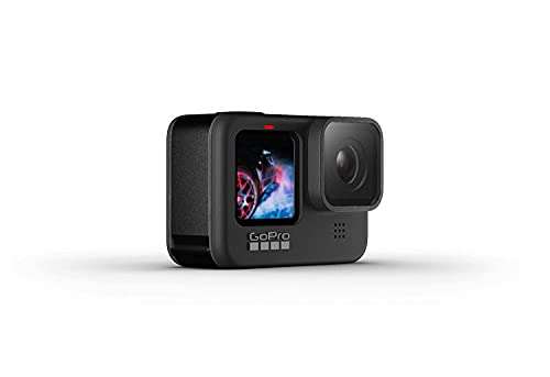 GoPro HERO9 - Waterproof Sports Camera with Front LCD Screen and Rear Touch Screen, 5K Ultra HD Video