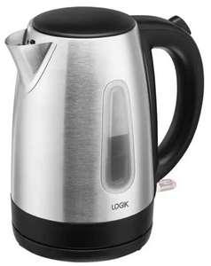LOGIK Stainless Steel 1.7L Kettle - 2200W - 1.7 Litres - w/ code (free c+c)