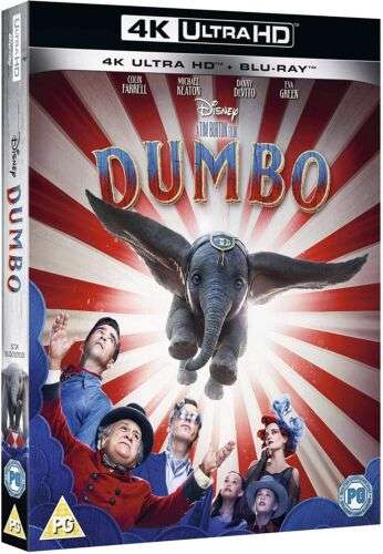 Disneys Dumbo Live Action [4K UltraHD Blu-ray] - £3.69 @ RoamingRex / Ebay