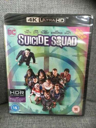 Suicide Squad 4k Blu Ray @ soundvisioncollectables
