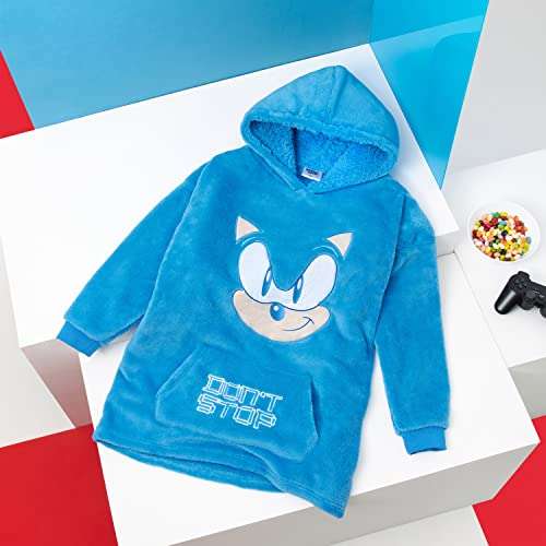 Sonic The Hedgehog Oversized Hoodie Blanket £13.79 + free delivery with applied voucher - Sold by GetTrend / Fulfilled by Amazon