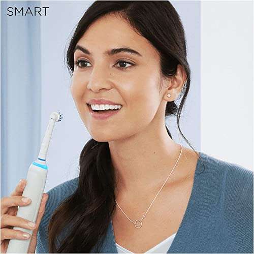 Oral-B Smart 6 Electric Toothbrush with Smart Pressure Sensor, 5 Modes, 3 Toothbrush Heads & Travel Case - £64.99 Prime Exclusive @ Amazon
