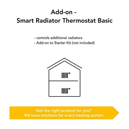 tado° BASIC Smart Radiator Thermostat - Wifi Add-On Smart Radiator Valve For Digital Multi-Room Control £34.99 @ Amazon