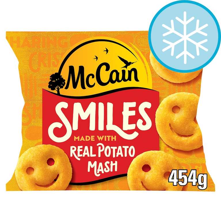 McCain Potato Smiles 454G - Clubcard Price